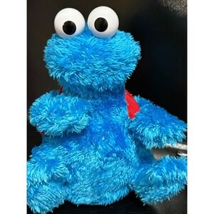 Sesame Street Cookie Monster Plush Toy Backpack Hasbro 2010 Blue
